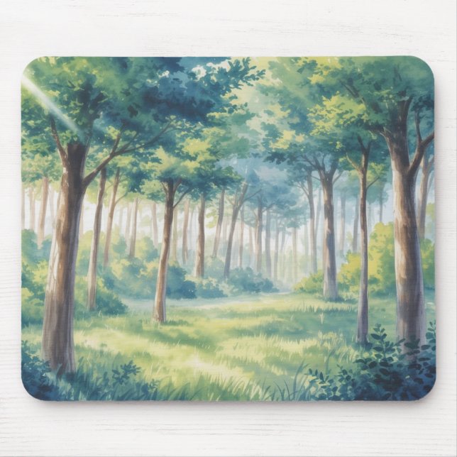 Alfombrilla De Ratón Studio Ghibli Inspired Forest Mousepad (Frente)