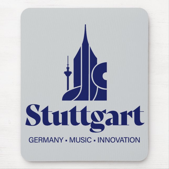 Alfombrilla De Ratón Stuttgart Alemania Europa (Frente)