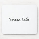 Alfombrilla De Ratón Stylish Monogram Modern Minimalist White Script<br><div class="desc">Showcase your initials with this stylish modern monogram design. Featuring a minimalist white script and clean contemporary layout,  this chic design adds elegance to any workspace. Perfect for personalization or as a thoughtful gift for anyone who loves minimalist and modern aesthetics.</div>