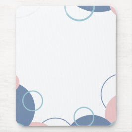Alfombrilla De Ratón Stylish Notebook with Colorful Circles Design