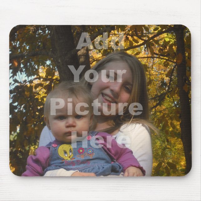 Alfombrilla De Ratón Su foto personalizada Mousepad (Frente)