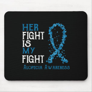 Alfombrilla De Ratón Su Lucha Es Mi Conciencia De La Alopecia De La Luc