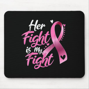 Alfombrilla De Ratón Su lucha es mi lucha contra el cáncer de mama Conc