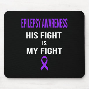 Alfombrilla De Ratón Su lucha es mi lucha contra la epilepsia Concienci