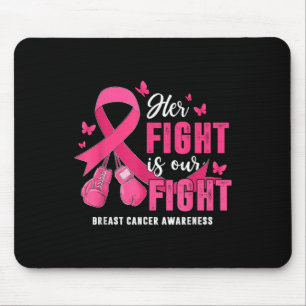 Alfombrilla De Ratón Su lucha es nuestra lucha contra el cáncer de mama