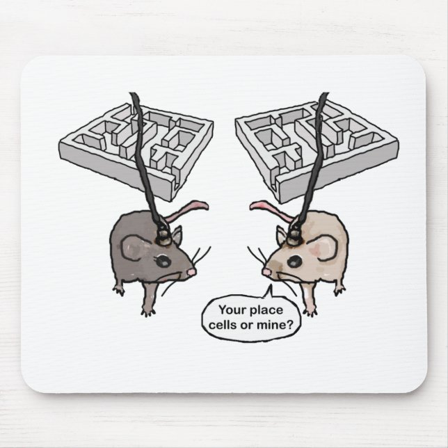 Alfombrilla De Ratón ¿Su lugar (células) o el mío? (Frente)
