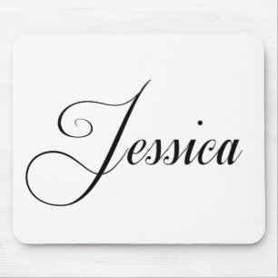 Alfombrilla De Ratón Su nombre es Jessica Calligraphy