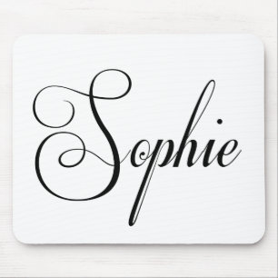Alfombrilla De Ratón Su Nombre Es Sophie Calligraphy