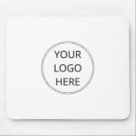 Alfombrilla De Ratón Su plantilla de logotipos<br><div class="desc">Una plantilla sencilla para el mousepad de su logotipo de negocio redondo. Perfecto para los espacios de trabajo de sus empleados o para su propio negocio. Simplemente reemplace este ejemplo con su propio logotipo redondo.</div>