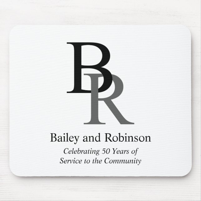 Alfombrilla De Ratón Su promoción profesional con logotipo (Frente)