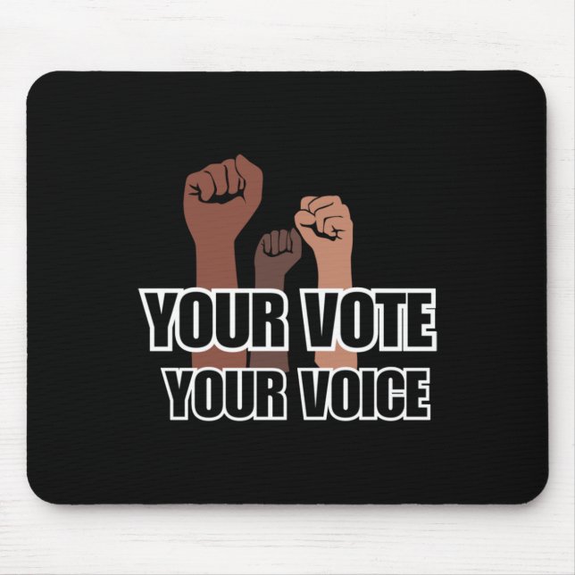 Alfombrilla De Ratón Su voto (Frente)