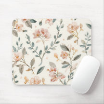 Suave Salvia de Flor Silvestre Neutral Acuarela Bo