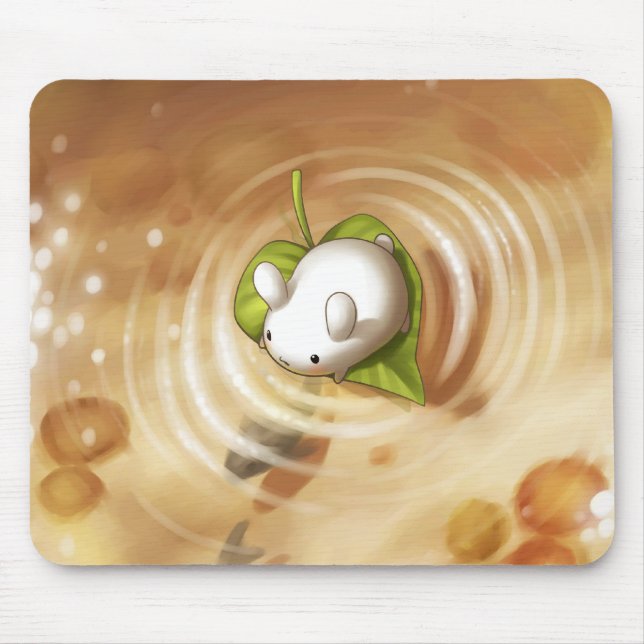 Alfombrilla De Ratón Suavemente abajo de la corriente Mousepad (Frente)