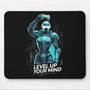 Alfombrilla De Ratón Sube de Nivel Tu Mente Ai Gamer 