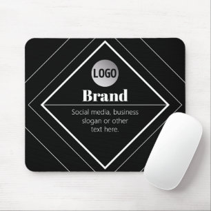 Alfombrilla De Ratón Sube tu logotipo y diseño de texto personalizable