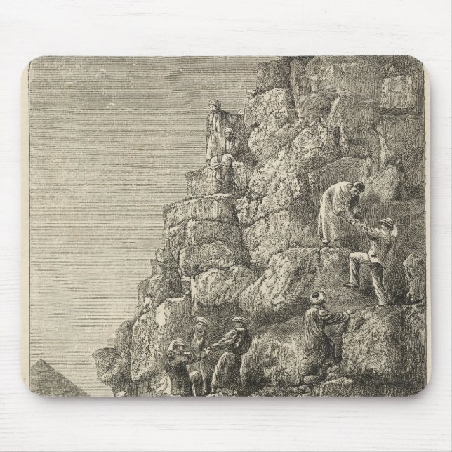 Alfombrilla De Ratón Subida de la gran pirámide (Frente)