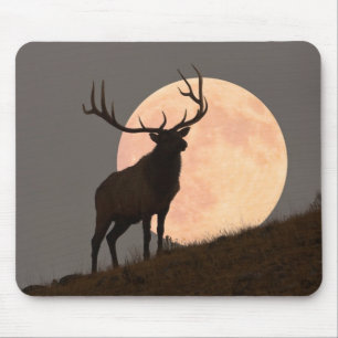 Alfombrilla De Ratón Subida de los alces majestuosos de Bull y de la