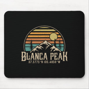 Alfombrilla De Ratón Subiendo al pico Blanca Colorado Senderismo Montañ