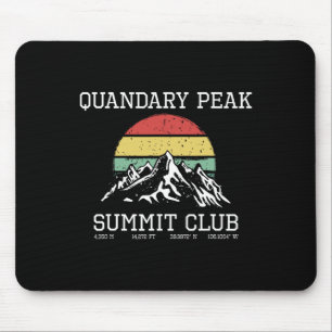 Alfombrilla De Ratón Subió al Club de Cumbre de la Cima del Pico Quanda