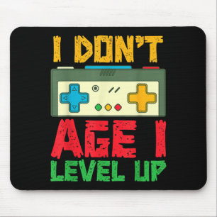 Alfombrilla De Ratón Subir de Nivel Jugando Videojuegos Cumpleaños de J