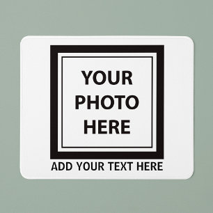 Alfombrilla De Ratón Subir imagen foto y agregar texto – Personalizar
