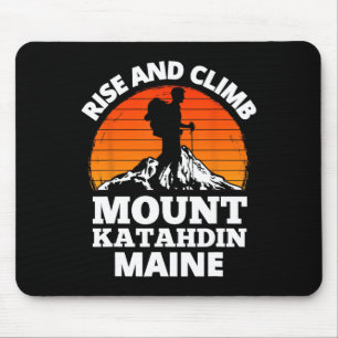 Alfombrilla De Ratón Subir y ascender al monte Katahdin Maine escalada