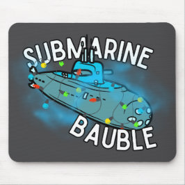 Alfombrilla De Ratón Submarino, bauble, navidades