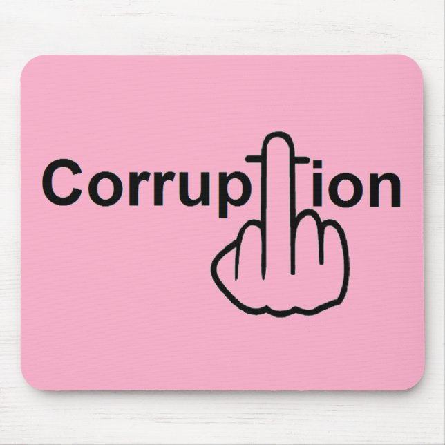 Alfombrilla De Ratón Sucks de corrupción en Mousepad (Frente)