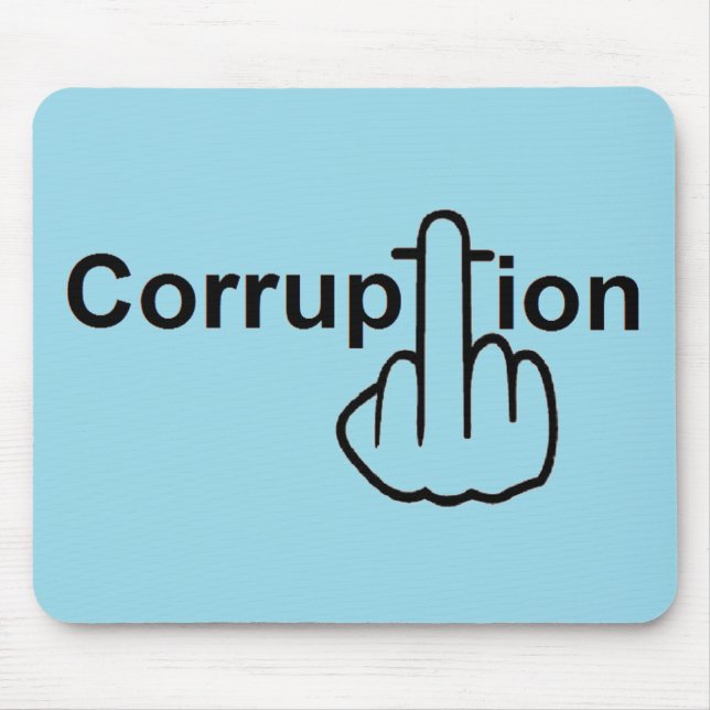 Alfombrilla De Ratón Sucks de corrupción en Mousepad (Frente)