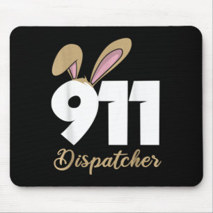 Alfombrilla De Ratón Sudadera con capucha de despacho de emergencia 911