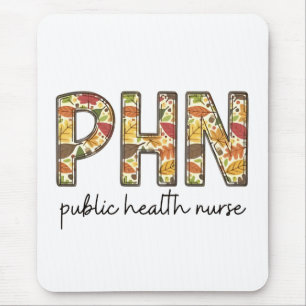 Alfombrilla De Ratón Sudadera de enfermera de salud pública PHN RN Cami