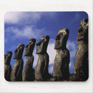 Alfombrilla De Ratón Sudamérica, Chile, Isla de Pascua, Ahu Akiri.