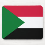 Alfombrilla De Ratón Sudan Flag<br><div class="desc">Patriotic flag of Sudan.</div>