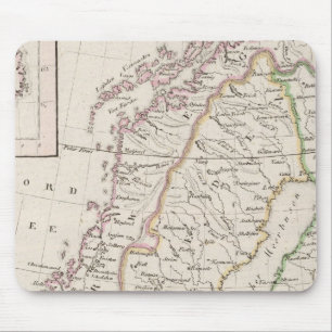 Alfombrilla De Ratón Suecia, Noruega, Islandia