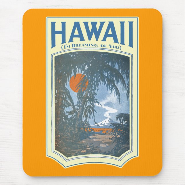Alfombrilla De Ratón Sueño con Hawaii Mousepad (Frente)