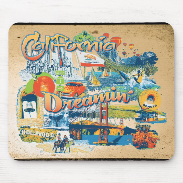 Alfombrilla De Ratón Sueño de California (Frente)