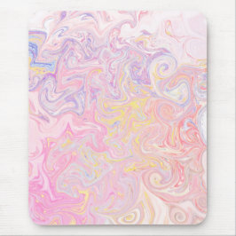 Alfombrilla De Ratón Sueño de Mármol Giratorio de Pastel Suave Arte Abs