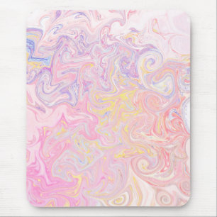 Alfombrilla De Ratón Sueño de Mármol Giratorio de Pastel Suave Arte Abs