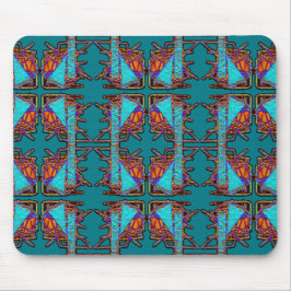 Alfombrilla De Ratón Sueño del emblema de las mariposas