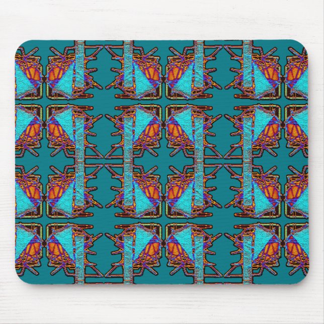 Alfombrilla De Ratón Sueño del emblema de las mariposas (Frente)