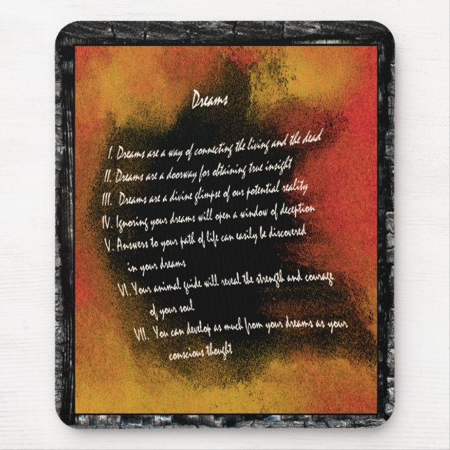 Alfombrilla De Ratón Sueños (Frente)