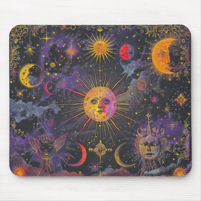 Alfombrilla de ratón Sueños Celestiales (Frente)