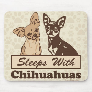 Alfombrilla De Ratón Sueños con las chihuahuas