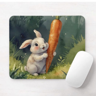 Alfombrilla De Ratón Sueños de conejito en Meadow: Mousepad sensacional