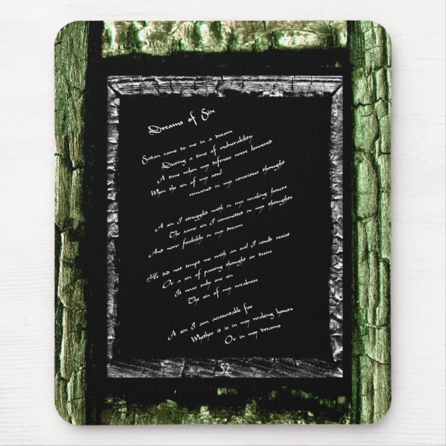 Alfombrilla De Ratón Sueños de pecado (Frente)