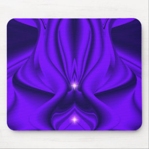 Alfombrilla De Ratón Sueños del arcoiris morado, dos estrellas