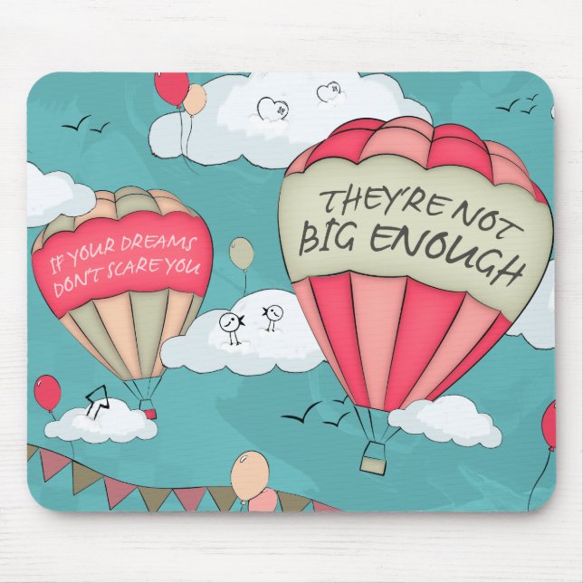 Alfombrilla De Ratón Sueños grandes (Frente)