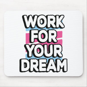 Alfombrilla De Ratón Sueños Motivación Éxito Metas Inspirador