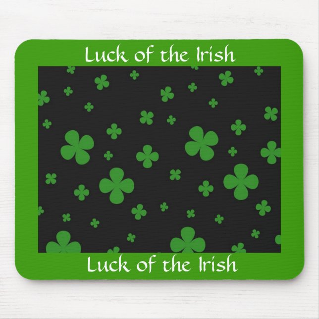 Alfombrilla De Ratón suerte del mousepad irlandés (Frente)