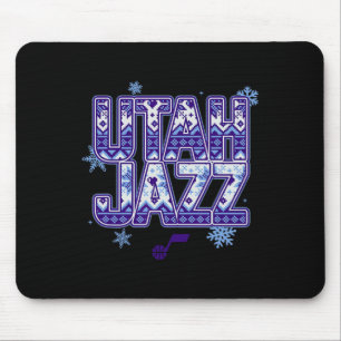 Alfombrilla De Ratón Suéter feo de Navidad del N Utah Jazz